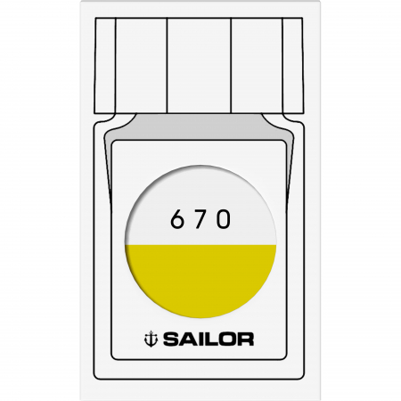 Calimara Cerneala Sailor 20 ml Studio 670 - yellow [3]