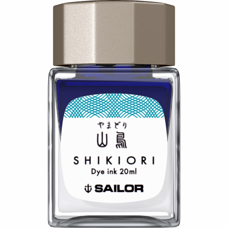 Shikiori 20ml - Calimara cerneala Shikiori Fall Yamadori Blue- 20 ML Sailor