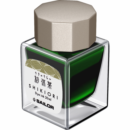 Calimara cerneala Shikiori Summer Rikyu Cha Green - 20 ML Sailor [1]