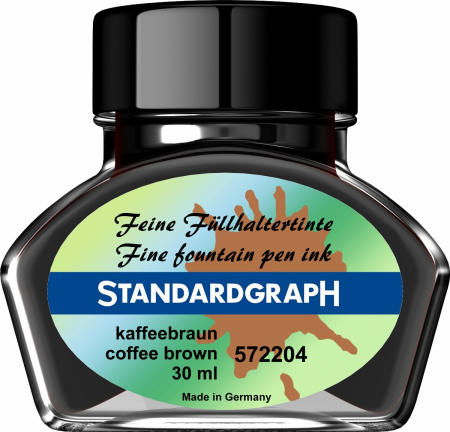 Calimari Cerneala - Calimara Cerneala Standard Coffee Brown Permanent Standardgraph 30ml