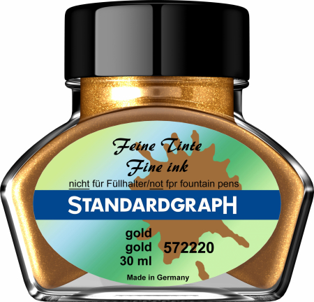 Cerneala Standard - Calimara Cerneala Standard Gold Permanent Standardgraph 30ml