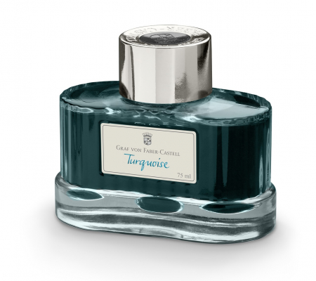 Graf Von Faber-Castell - Calimara Cerneala Turquoise 75 ml, Graf von Faber-Castell
