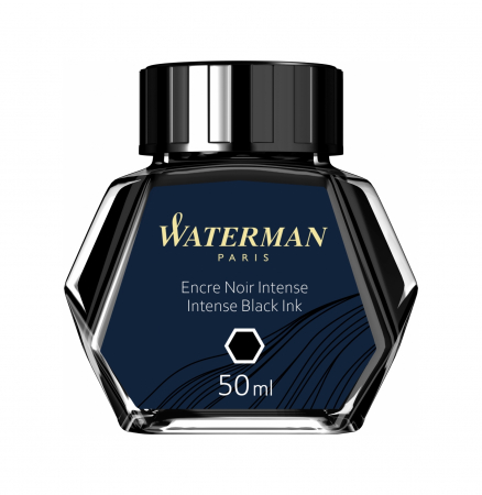 Calimara Cerneala Waterman Intense Black 50 ml permanent [2]