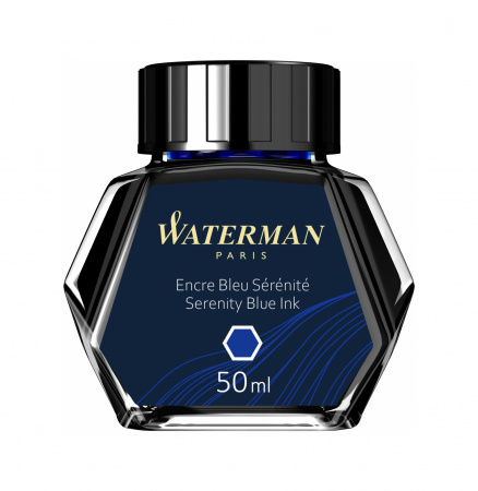 Calimara Cerneala Waterman Serenity Blue 50 ml lavabil [2]