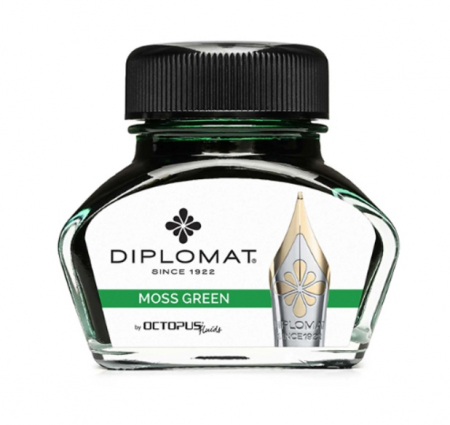 Consumabile Diplomat - Cerneala Octopus 30 ml, Moss Green, Diplomat