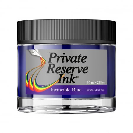 Private Reserve Ink - Calimara Invincible Permanent Blue 60 ml, Private Reserve Ink