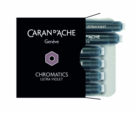 Caran d'Ache - Cartuse Cerneala Chromatics Ultra Violet set 6 buc Caran d'Ache