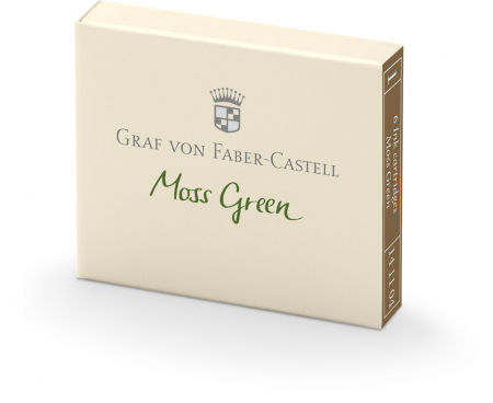 Cerneala GVFC - Cartuse Cerneala Moss Green 6 buc/cutie, Graf von Faber-Castell