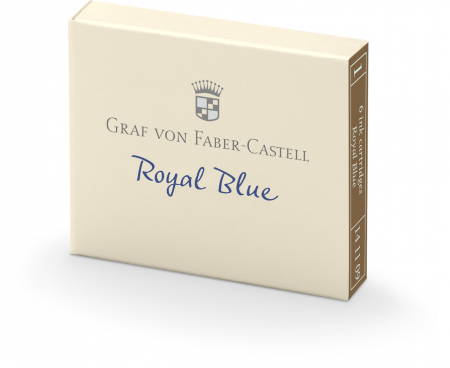 Cartuse Cerneala - Cartuse Cerneala Royal Blue 6 buc/cutie, Graf von Faber-Castell