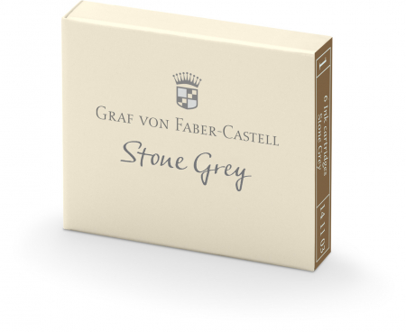 Cartuse Cerneala - Cartuse Cerneala Stone Grey 6 buc/cutie, Graf von Faber-Castell