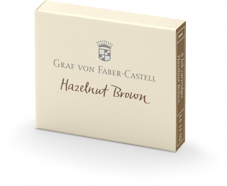 Cerneala GVFC - Cartuse Cerneala Hazelnut Brown 6 buc/cutie, Graf von Faber-Castell