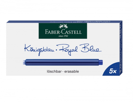 Cartuse Cerneala Mari Faber Castell Albastru 5 buc/cutie