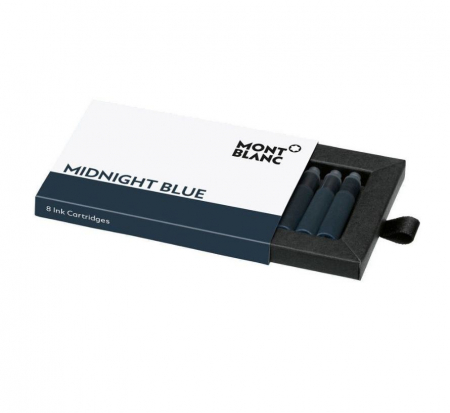 Cartuse Cerneala - Cartuse Cerneala Midnight Blue set 8 buc, Montblanc