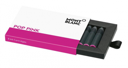 Cartuse Cerneala Montblanc Pop Pink set 8 buc
