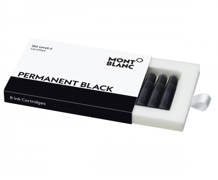 Cartuse Cerneala - Cartuse Cerneala Montblanc Permanent BLACK set 8 buc