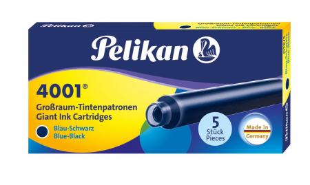 Cartuse Cerneala - Cartuse Cerneala PELIKAN 4001 Blue-Black set 5 buc