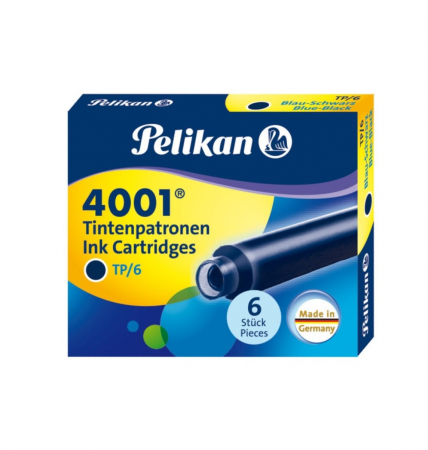 Cartuse Cerneala - Cartuse Cerneala PELIKAN 4001 Blue Black set 6 buc