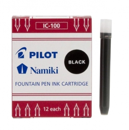 Cartuse Cerneala Standard Size Proprietar Black 12 buc/set, Pilot [2]