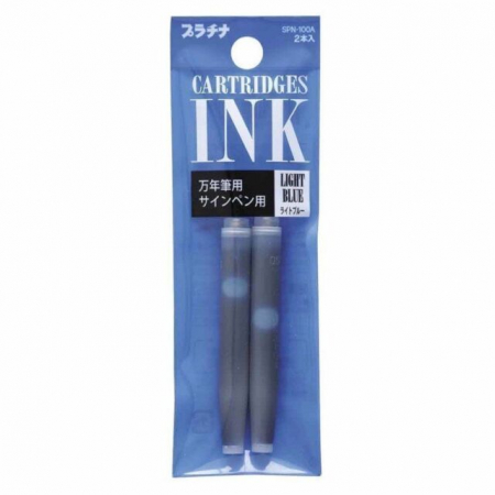 Penite - Cartuse Cerneala Platinum Light Blue 1.2 ml set 2 buc