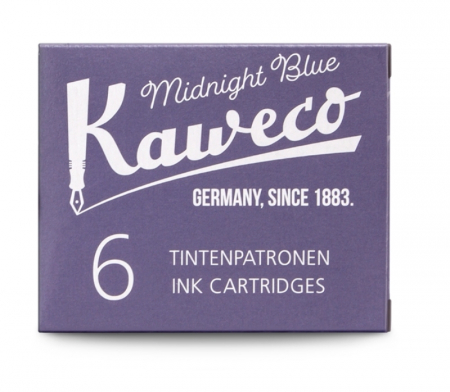 Cartuse Cerneala - Cartuse cerneala set 6 buc Midnight Blue, Kaweco