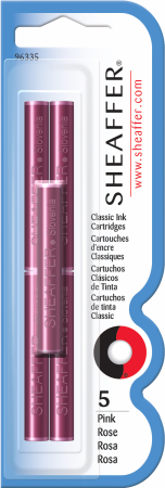 Cartuse Cerneala - Cartuse Cerneala Sheaffer Skrip Pink Permanent set 5 buc