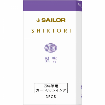 Cartuse - Cartuse cerneala Shikiori Summer Fuji Sugata Purple - set 3 buc Sailor