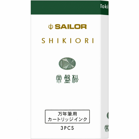 Cartuse Shikiori Sailor Winter Tokiwamatsu Green, set 3 buc [2]