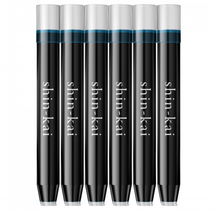 Cartuse Cerneala Standard Size Iroshizuku Shin-Kai Set 6, Pilot [3]