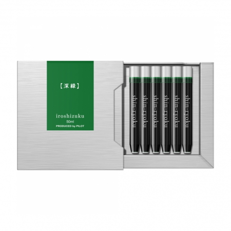 Cartuse Cerneala - Cartuse Cerneala Standard Size Iroshizuku Shin-Ryoku Set 6, Pilot