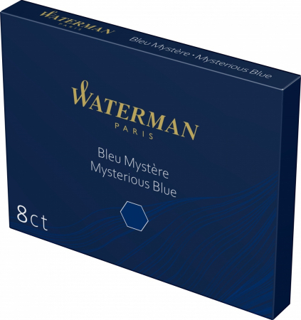 Cartuse Cerneala Waterman Mysterious Blue set 8 buc [0]