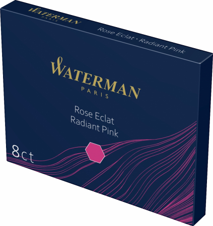 Consumabile Waterman - Cartuse Cerneala Radiant Pink set 8 buc, Waterman