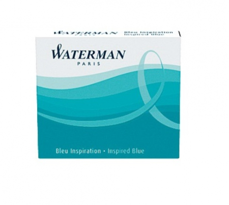Consumabile Waterman - Cartuse Cerneala Waterman Inspired Blue mini set 6 buc