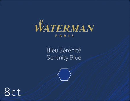 Cartuse Cerneala Serenity Blue set 8 buc, Waterman
