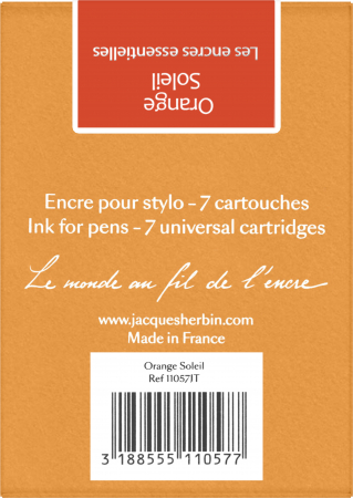 Cartuse Orange Soleil- set 7 buc Jacques Herbin [3]
