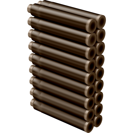 Cartuse set 18 buc - Chocolate Brown [3]