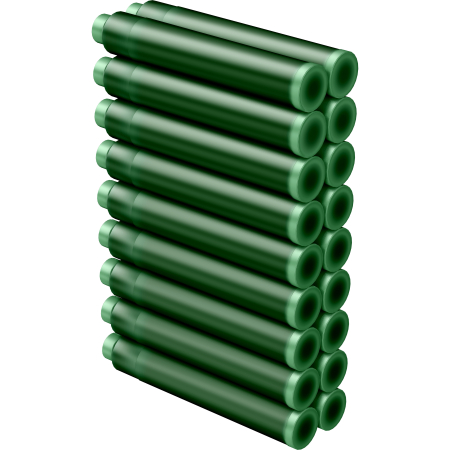 Cartuse set 18 buc - Ultra Green [3]