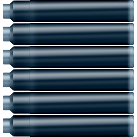 Cartuse set 6 buc - Prussian Blue [2]