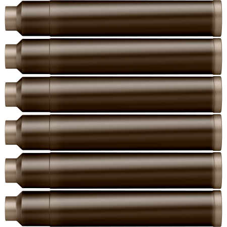Cartuse set 6 buc - Saddle Brown [2]