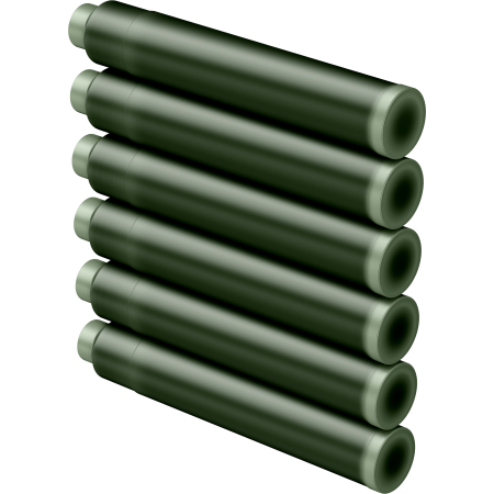 Cartuse set 6 buc - Sherwood Green [3]