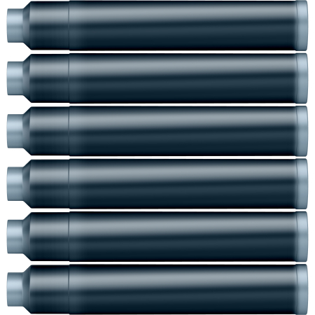 Cartuse set 6 buc - Steel Blue [2]