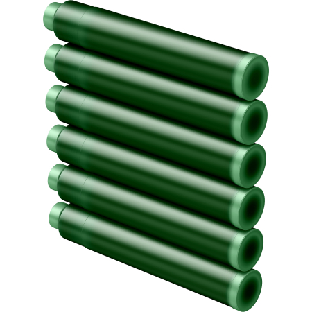Cartuse set 6 buc - Ultra Green [3]