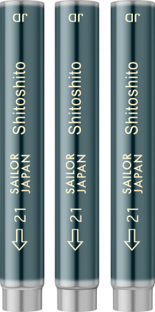 Cartuse Shikiori Sailor Shitoshito Turquoise, set 3 buc [3]