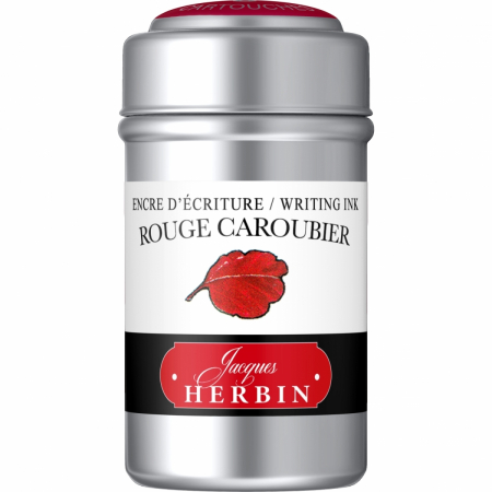 Jacques Herbin - Cartuse Writing The Pearl of Inks Rouge Caroubier set 6 cart, Jacques Herbin