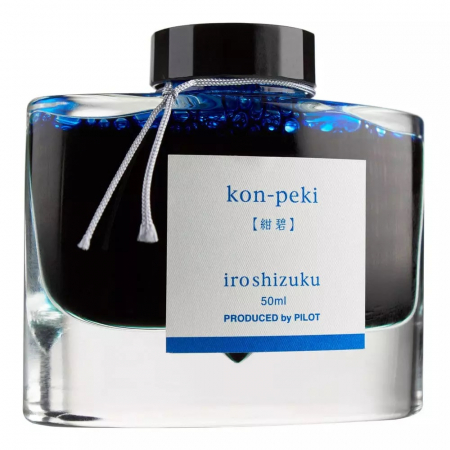 Pilot - Cerneala Iroshizuku Albastru Kon-Peki 50ml, Pilot
