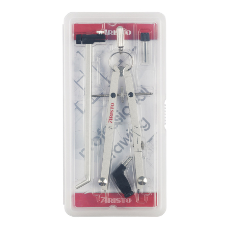 Brand - Compas Set 4 Metal Professional Drawing Studio, Aristo