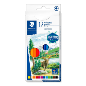 Staedtler - Creioane Colorate 12 culori 146C-C12 100% PEFC Staedtler