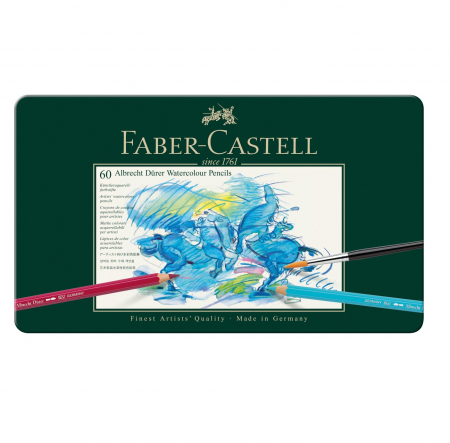 Creioane Colorate Acuarela A.DURER 60 Culori, Faber-Castell [1]