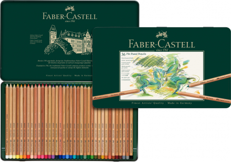 Creioane Pastel - CREIOANE PASTEL PITT 36 CULORI FABER-CASTELL