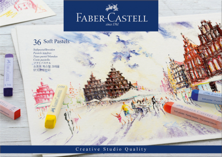 CREIOANE PASTEL SOFT 36 CULORI FABER-CASTELL [1]