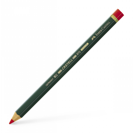 La Bucata - Creion Castell Color Rosu 870, Faber-Castell